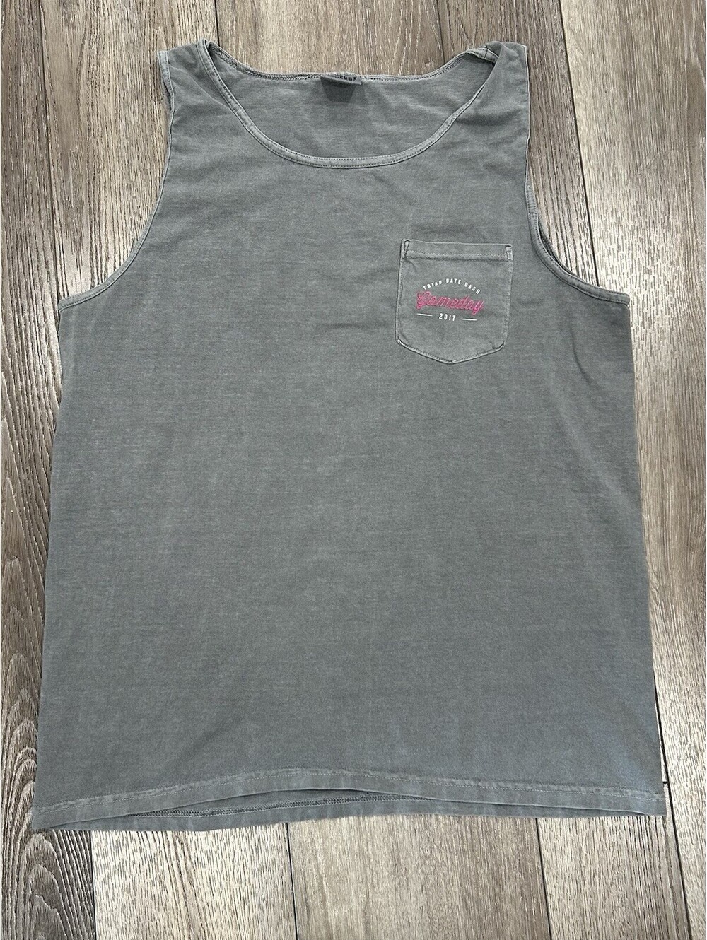 Washington State WSU Cougars Grey Comfort Colors Tank Top Men's Large